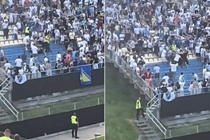 (VIDEO) HAOS U SLOVENIJI Ozbiljna tuča navijača BiH i "zmajčeka" nakon utakmice