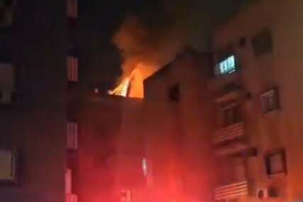 (VIDEO) NUKLEARNI OBJEKTI SU METE Pojavili se snimci posljednjeg napada Irana na Izrael, gore zgrade kod Tel Aviva
