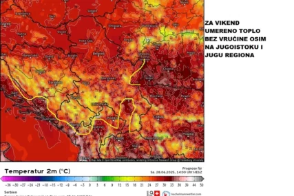 (FOTO) Pred nama paklena sedmica: Goriće i nebo i zemlja, pogledajte gdje se OČEKUJE I DO 40 STEPENI