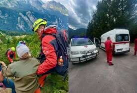 (FOTO) DRAMA NA MAGLIĆU Pripadnici GSS Foča spasili državljanku Slovenije, zadobila povrede glave