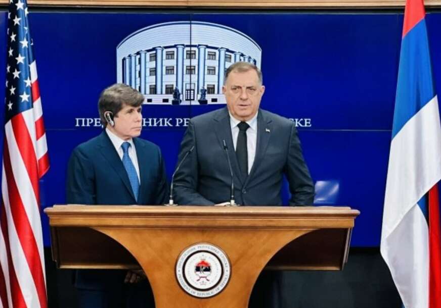 (VIDEO, FOTO) "Srpska je prijatelj SAD" Dodik nakon sastanka sa Blagojevićem poručio da Srbi podržavaju Trampa