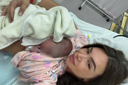 NAPROSTO BLISTA Ovo je prva fotografija nasljednika Uroša Živkovića i lijepe Jovane koja ne prestaje da oduševljava izgledom