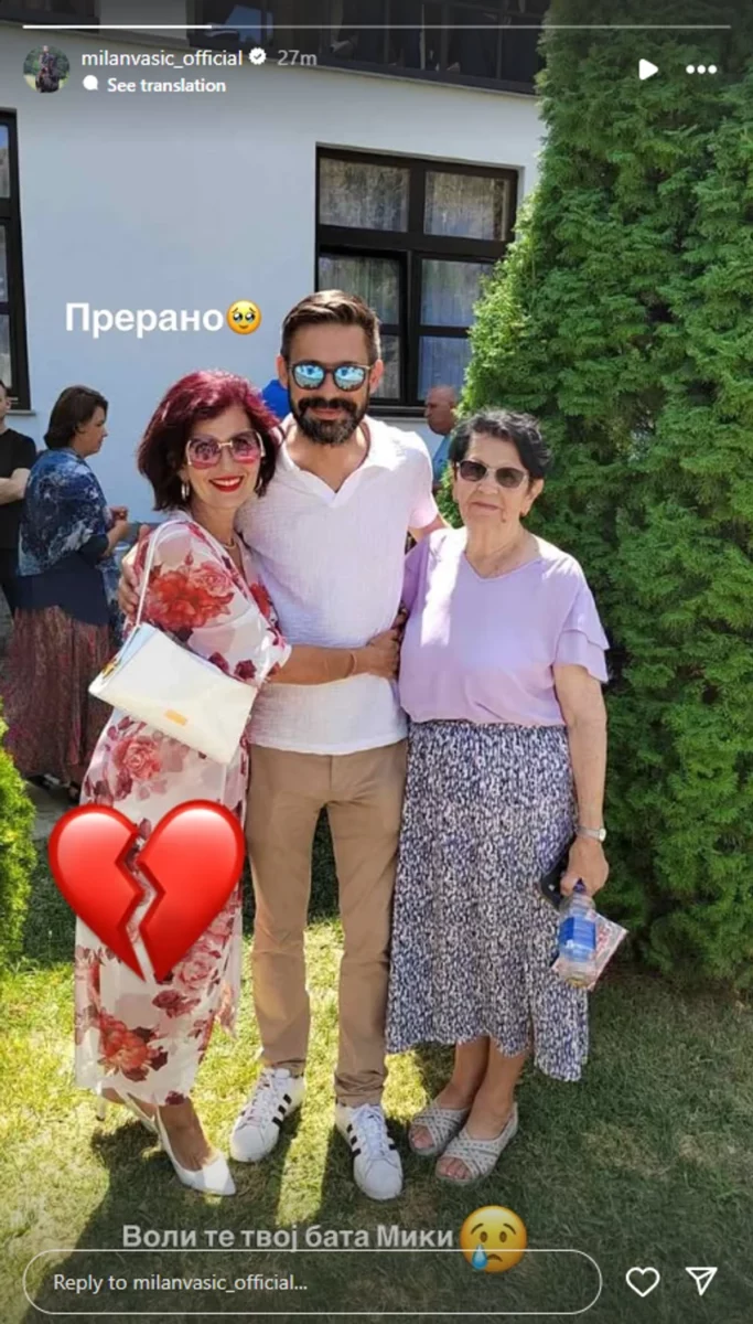 FOTO: MILAN VASIĆ/INSTAGRAM/SCREENSHOT