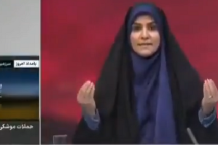 (VIDEO) HAOS U PROGRAMU UŽIVO Isplivao snimak napada Izraela na Iransku televiziju, u studiju panika i vriska