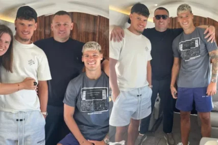 KERKEZI NAPRAVILI ŠOU DO LIVERPULA Novi fudbaler Redsa uz taktove Baje Malog Knindže u privatnom avionu sa porodicom stigao na potpis ugovora