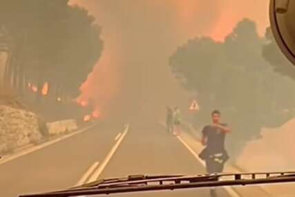(VIDEO, FOTO) JEZIV PRIZOR Splitski vatrogasci objavili snimak iz epicentra požara