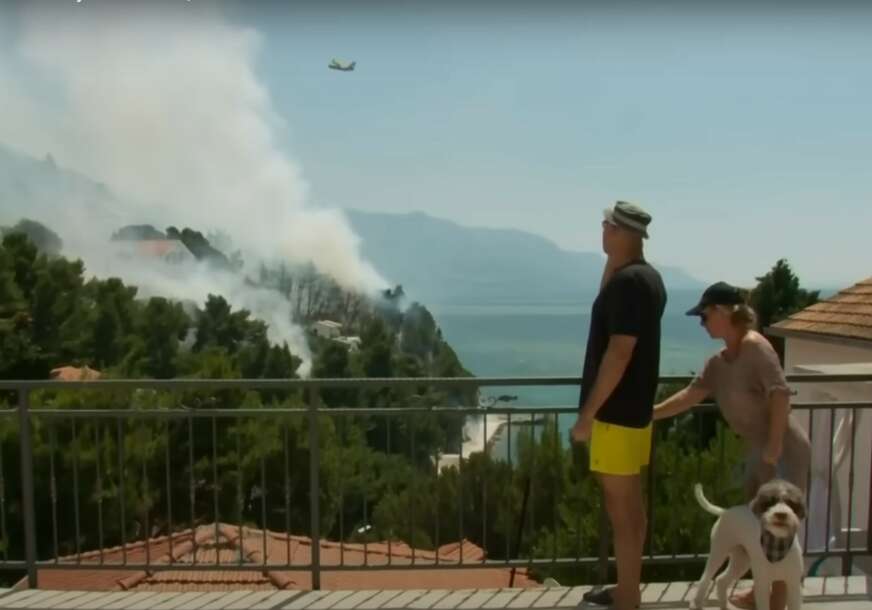 (VIDEO) VIŠE OSOBA POVRIJEĐENO Nakon drame kod Omiša situacija na požarištu mirna, izgorjelo 290 hektara