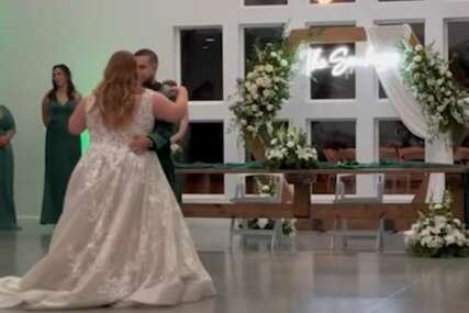 (VIDEO) ŠOK NA VJENČANJU Mladenci su uživali u prvom plesu ne sluteći šta će se desiti nekoliko sekundi kasnije