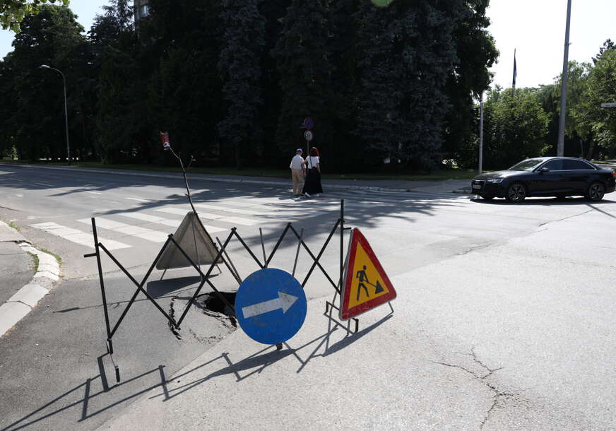 rupa oštećen kolovoz