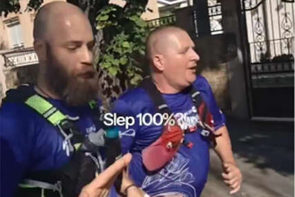 (VIDEO) Rame uz rame na polumaratonu,  A JEDAN JE SLIJEP: Priča Miladina i Srđana dira u srce, pokazuje snagu volje i nevjerovatnu MOĆ PRIJATELJSTVA