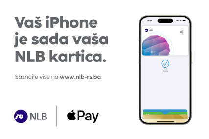 NLB Banka Banjaluka omogućila Apple Pay za svoje klijente u Bosni i Hercegovini