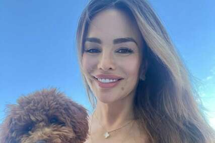 (FOTO) SEVERINA IZAZVALA LAVINU Pozirala na ivici bazena iznad provalije