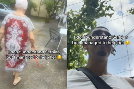 Britanac pomaže baki