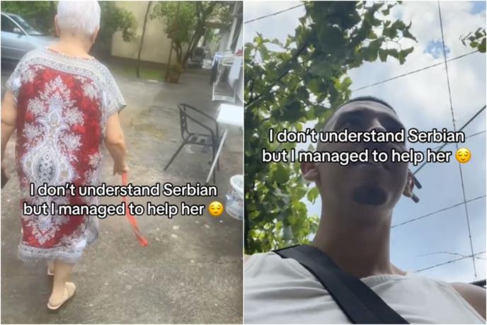 Britanac pomaže baki
