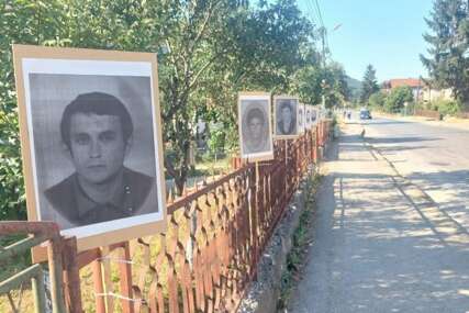 "SVIJET DA VIDI I SRPSKE ŽRTVE" Postavljene fotografije stradalih uz put Bratunac - Srebrenica