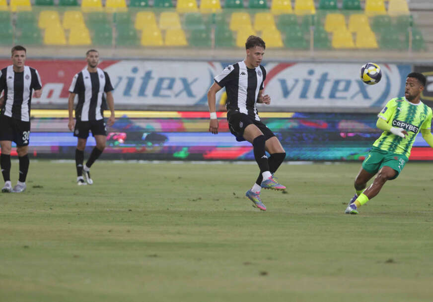 detalj iz meča AEK - Partizan