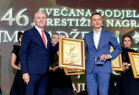 (FOTO) "Ova nagrada mnogo znači" Aleksandar Kremenović dobitnik priznanja “Evropski najmenadžer & najkompanija” za 2025. godinu