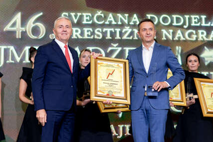 (FOTO) "Ova nagrada mnogo znači" Aleksandar Kremenović dobitnik priznanja “Evropski najmenadžer & najkompanija” za 2025. godinu