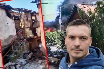 (VIDEO) KUĆU RAZNIJELA PLINSKA BOCA Evo kako je došlo do stravičnog požara u kojem je stradao Dejan (43)  