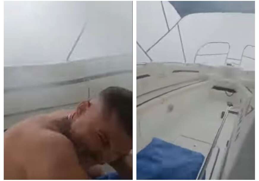 Preživio oluju na brodu