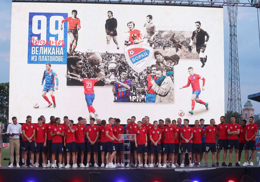 (FOTO, VIDEO) Borac proslavio 99. rođendan: Predstavljen igrački kadar koji će pokušati da ponovi istorijski uspjeh
