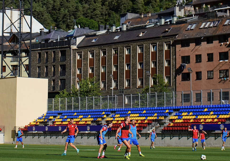 trening fudbalera Borca u Andori