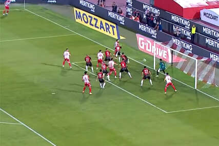 (VIDEO) Golovi padaju sa svih strana: Crvena zvezda vodi 4:0 na poluvremenu protiv slabašnog Linkolna