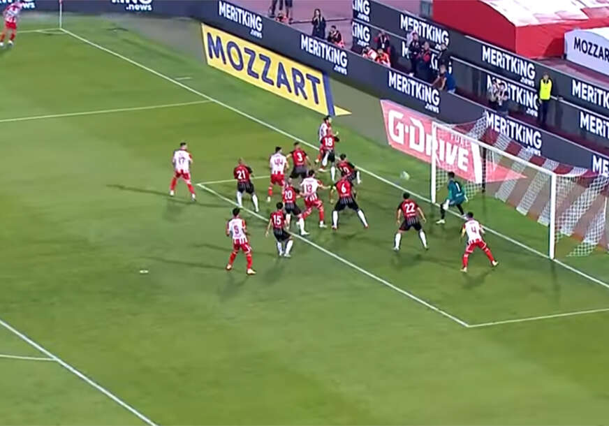 detalj iz meča Crvena zvezda - Linkoln