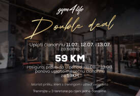 Gym4Life lansira "Double Deal": Ljetna akcija koju ne želite propustiti!