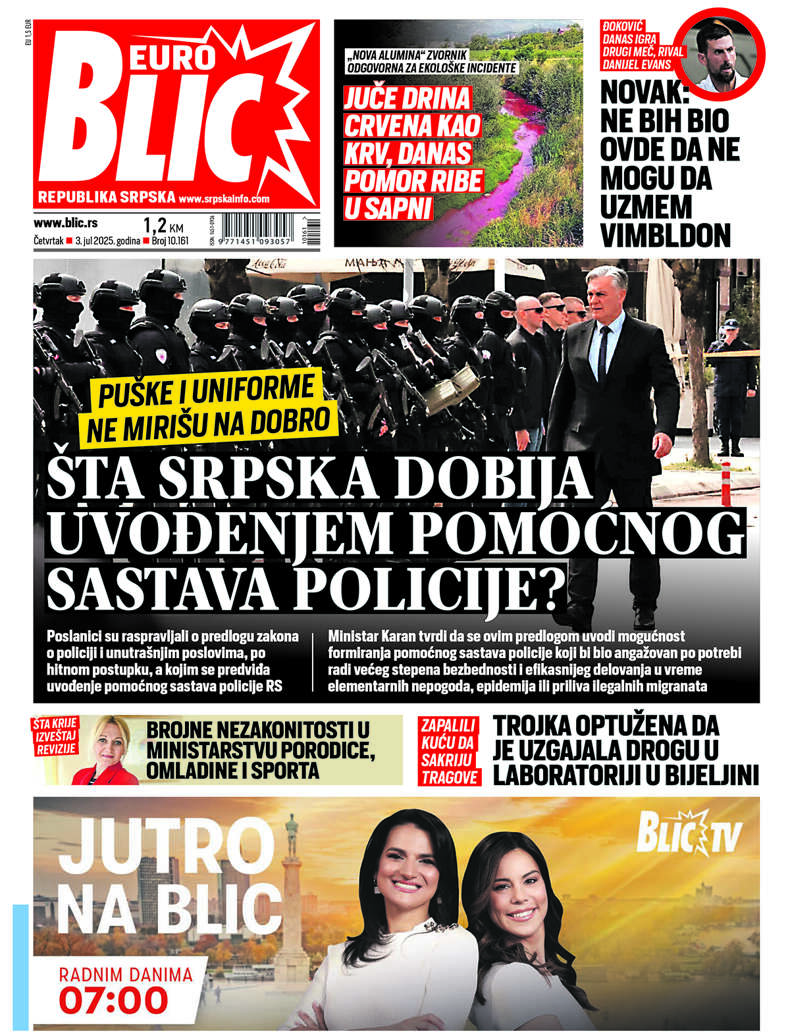 Blic Naslovna - Srpskainfo