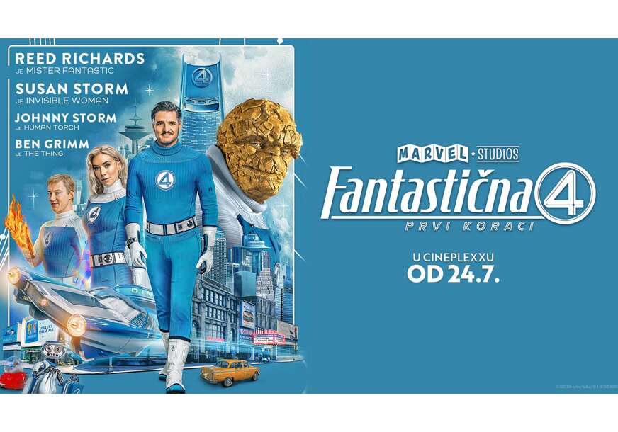 plakat za film "Fantastična četvorka"