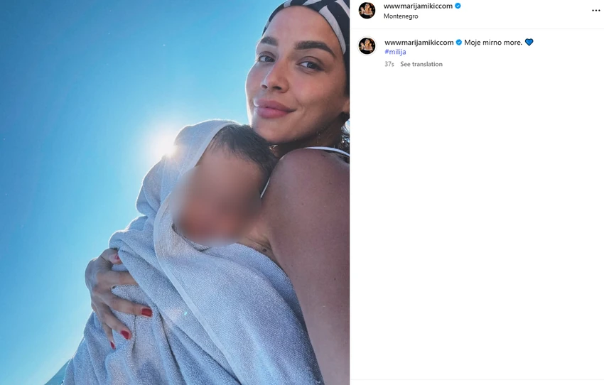 FOTO: WWWMARIJAMIKICCOM / INSTAGRAM/SCREENSHOT