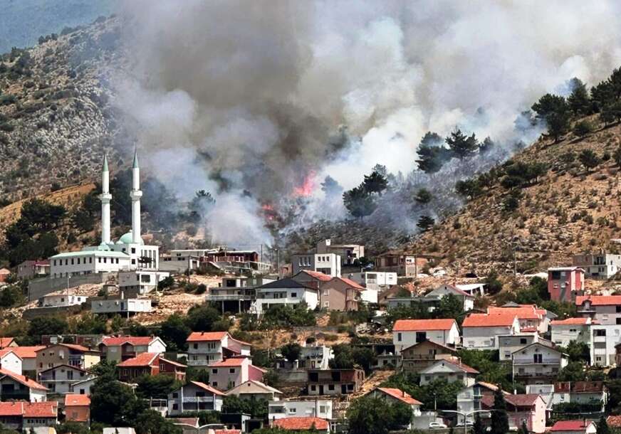 Mostar požar Fortica