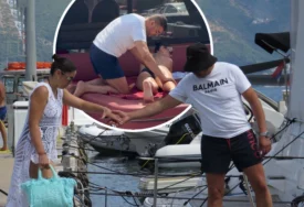 (FOTO) TANGA KUPAĆI I SKRIVENE TETOVAŽE Nadica Ademov uživa u Crnoj Gori s mužem, milioner je masira na jahti