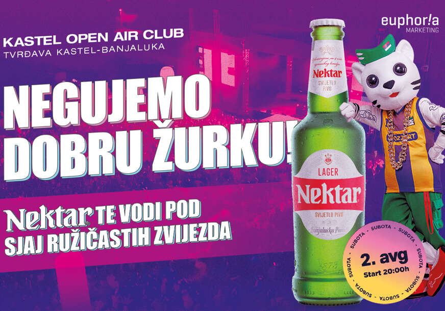 Nektar te vodi na žurku godine - negujmo ovog vikenda na Kastel tvrđavi