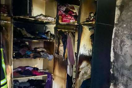 (FOTO) Intervenisalo 8 vatrogasaca: Gorio stan u Banjaluci, pričinjena velika materijalna šteta