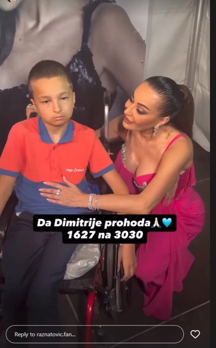 Ceca sa malim Dimitrijem 