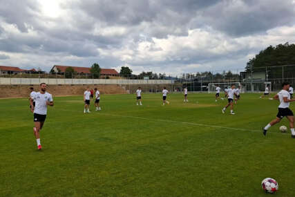 trening fudbalera prijedorskog Rudara