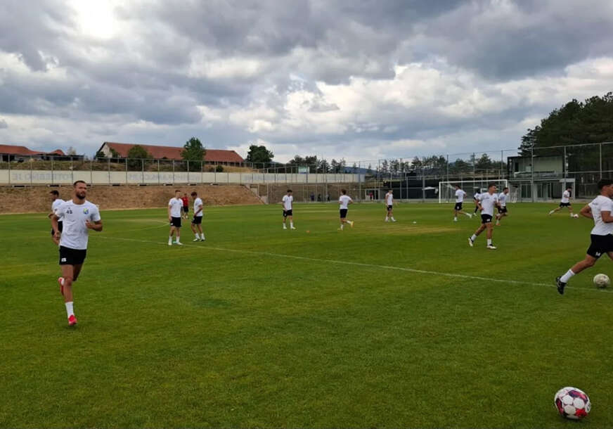 trening fudbalera prijedorskog Rudara