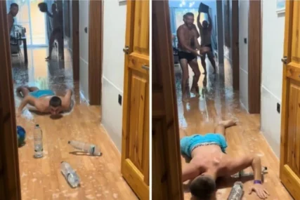(VIDEO) Uništili čovjeku apartman, čak su i parket polomili, ovo je užas: Objavili snimak vandalskog ponašanja, gazda ih pronašao i ispostavio račun