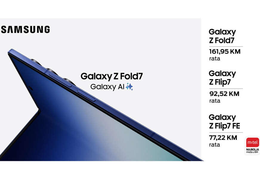 Moćni i sa stilom - Galaxy Z Fold7 i Z Flip7 u m:tel ponudi
