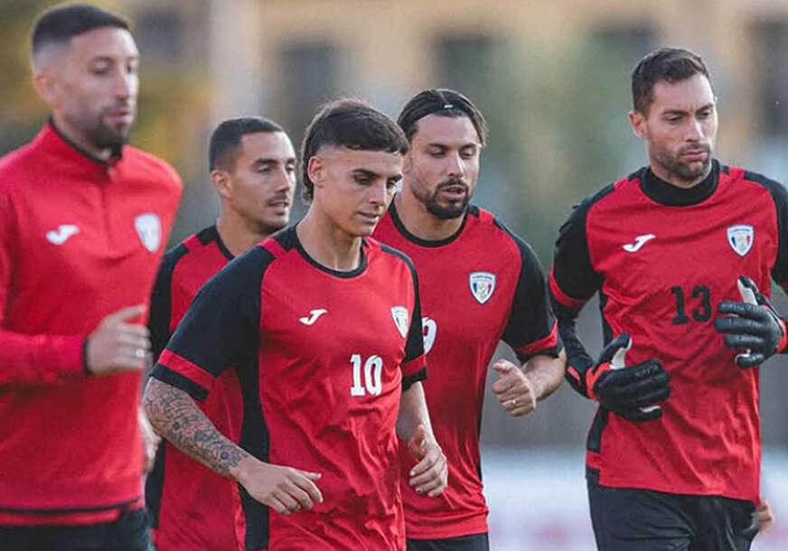 trening fudbalera Santa Kolome