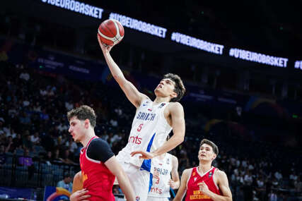 30 poena razlike: Srbija savladala Sjevernu Makedoniju i prošla u drugu fazu Eurobasketa