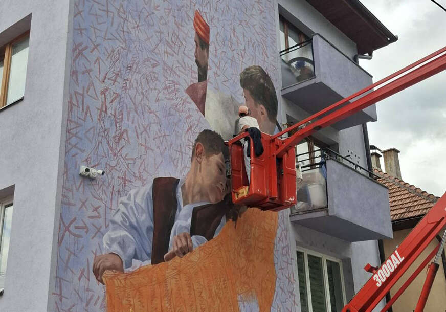 novi mural u višegradu 