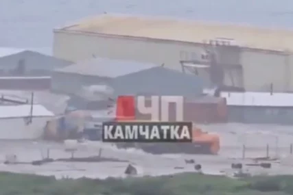 Snimak cunamija u Rusiji 