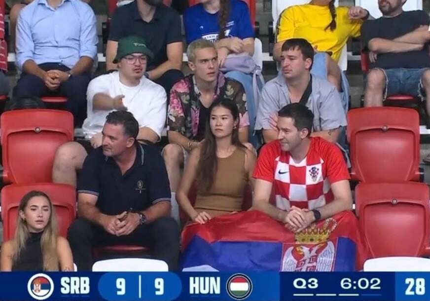 Neverovatna scena u polufinalu Svetskog prvenstva: U dresu Hrvatske navijao za Srbiju