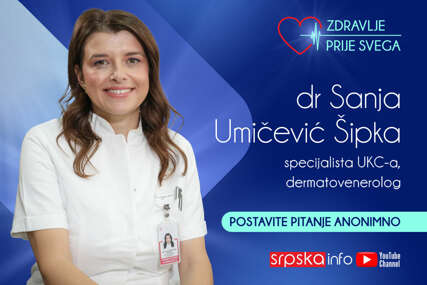 Podijelite ANONIMNO svoj problem sa dermatovenerologom, dobićete STRUČAN ODGOVOR i podršku