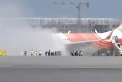 Zapalio se avion Er Indije