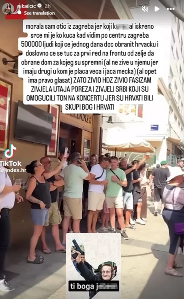 FOTO: : NIKAILCIC / INSTAGRAM/SCREENSHOT