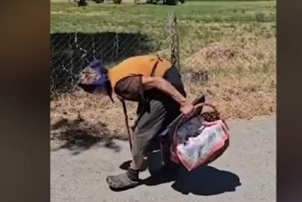 (VIDEO) Majčinska LJUBAV JAČA OD BOLA i godina: Baka Dica (78) svakodnevno pješači kilometre do pijace da bi zaradila za bolesnog sina